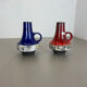 Ensemble de 2 vases en céramique OVNI Heinz Siery Carstens Tönnieshof, Allemagne, 1970