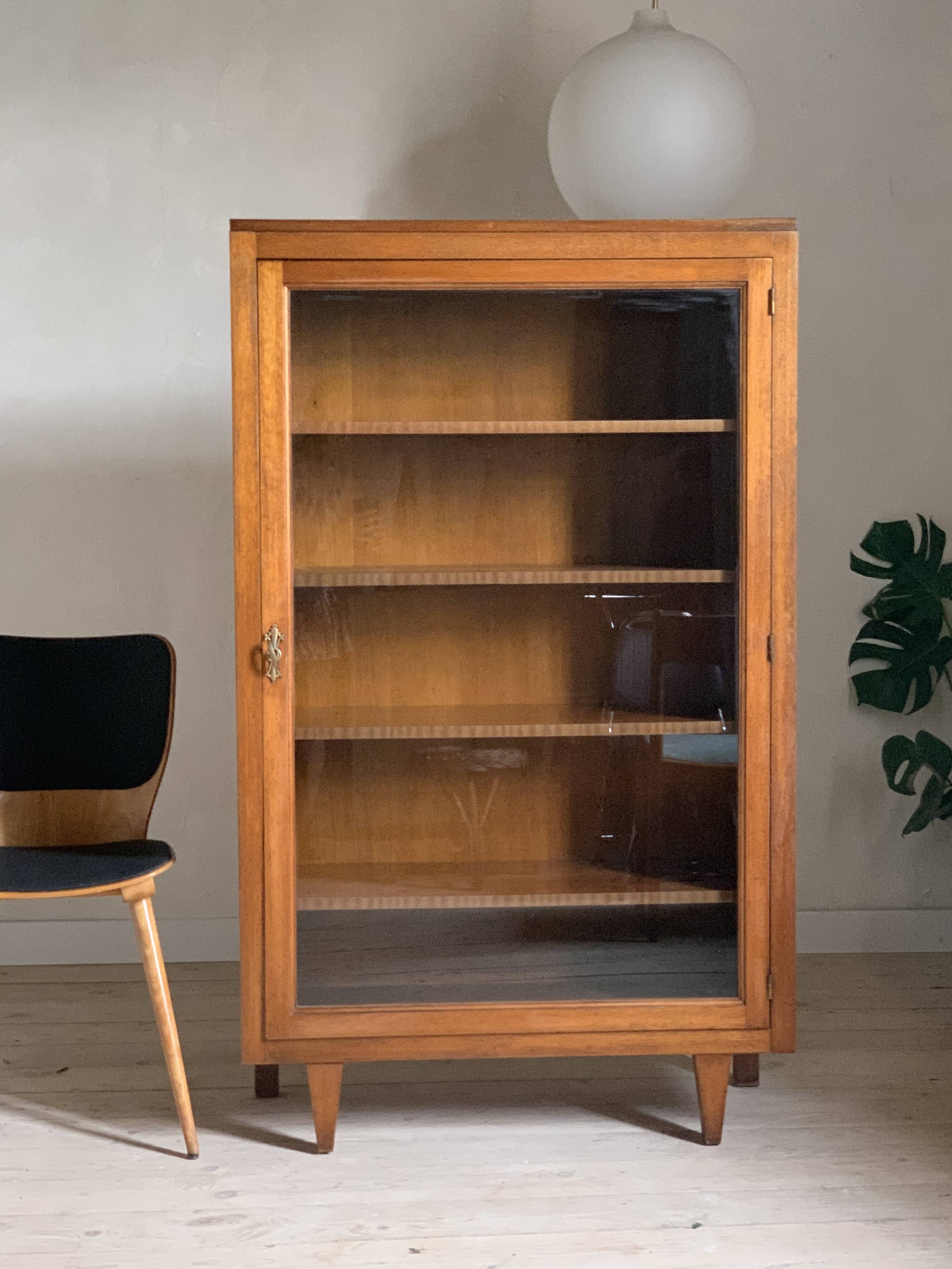 Vintage display cabinet bookcase