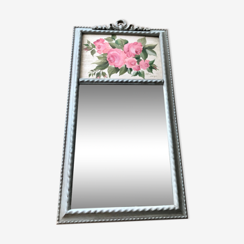 Trumeau mirror and hand painting Art Deco style