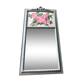Trumeau mirror and hand painting Art Deco style