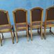 Set de 4 chaises style Louis XVI cuir