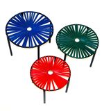 Set of 3 vintage stools, Sweden, 1960