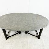 Oval dining table 1970s