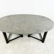 Oval dining table 1970s