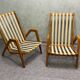 Paire de fauteuils par Jan Vaněk, années 1940, entièrement restaurés, Tchécoslovaquie