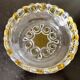 Yellow crystal bowl