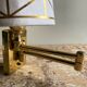Deschuytener brass articulated wall lamp