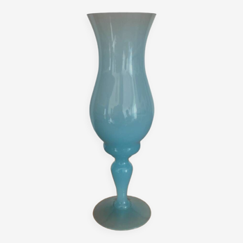 Opaline blue vase