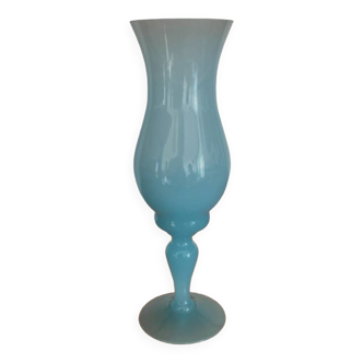 Opaline blue vase