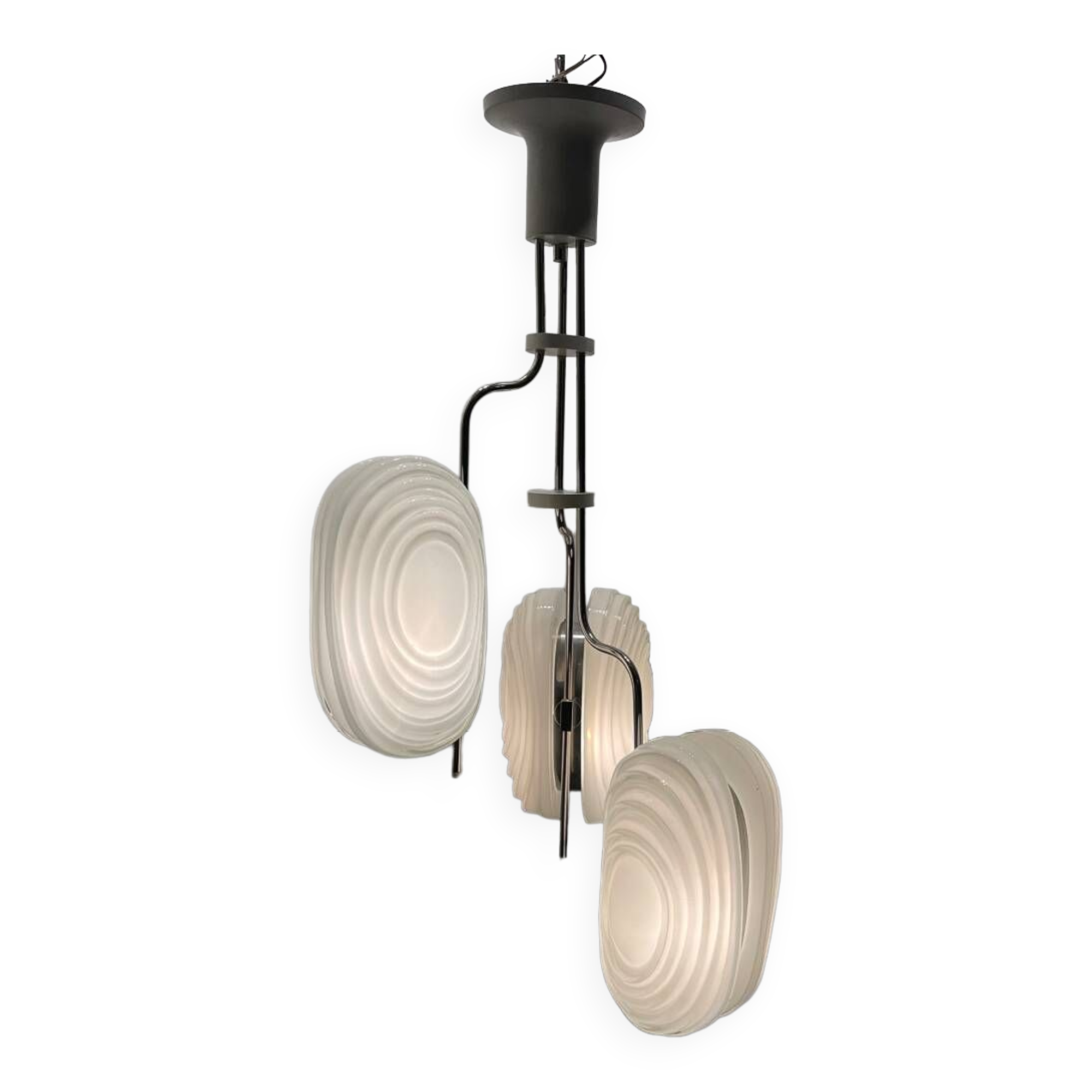 Architectural Murano Glass Chandelier