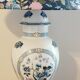 Limoges porcelain lamp Hergey – custom Liberty lampshade