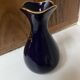 Limoges porcelain vase cobalt blue peacock motif orientalist flowers