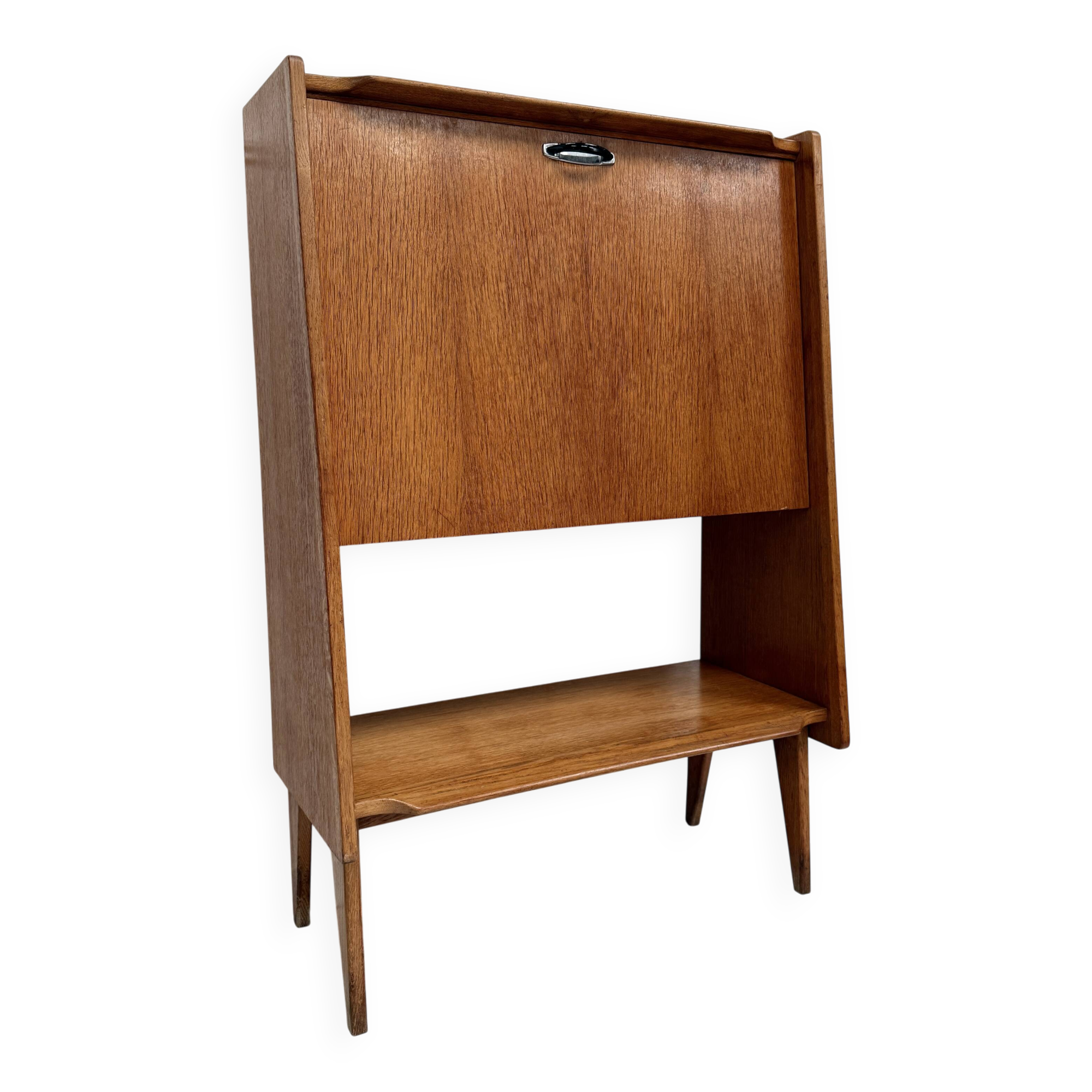 Scandinavian secretary with compass feet