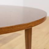 Round mid-century teak coffee table from Remploy, United Kingdom, 1970s