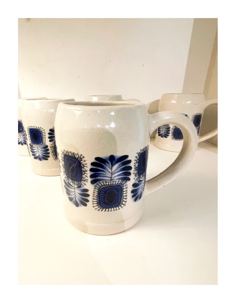 Vintage ceramic mugs from Limoges
