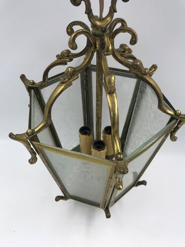 Old lantern 3 bulbs