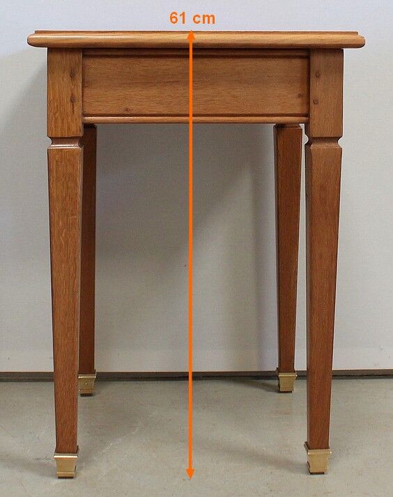 Table end of sofa in solid blond oak – 1950