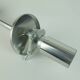 No. 1 of 2 - elegant doria pendant lamp clear and smoke grey glass 60s 70s
