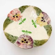 The Pansies of Choisy-le-Roi 19th Century Compotier