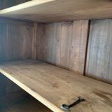 Natural wood sideboard