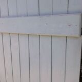 Pair of wooden iron hanging shutters