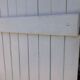 Pair of wooden iron hanging shutters