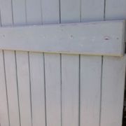 Pair of wooden iron hanging shutters