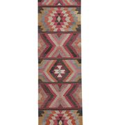 Tapis vintage turc de oushak tissé à la main 78x365 cm