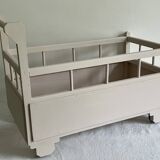 Old toy, doll's bed, caravan bed