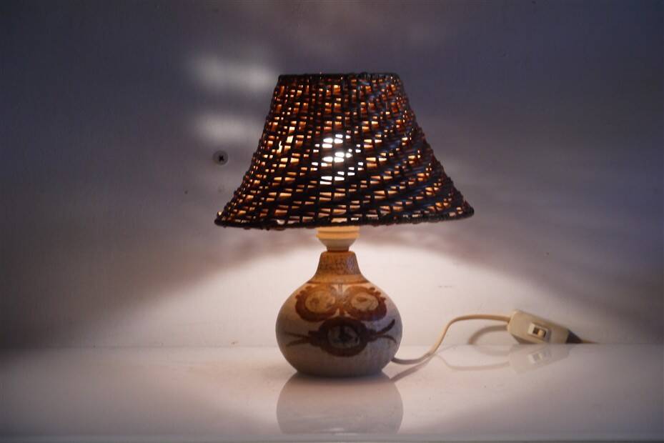 Lampe danoise en ceramique de Soholm