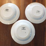 3 Hollow plates Sarreguemines DV model Cornwall