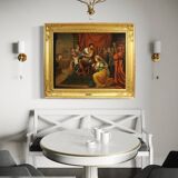 French painting of the 19th century: Solomon and the Queen of Sheba