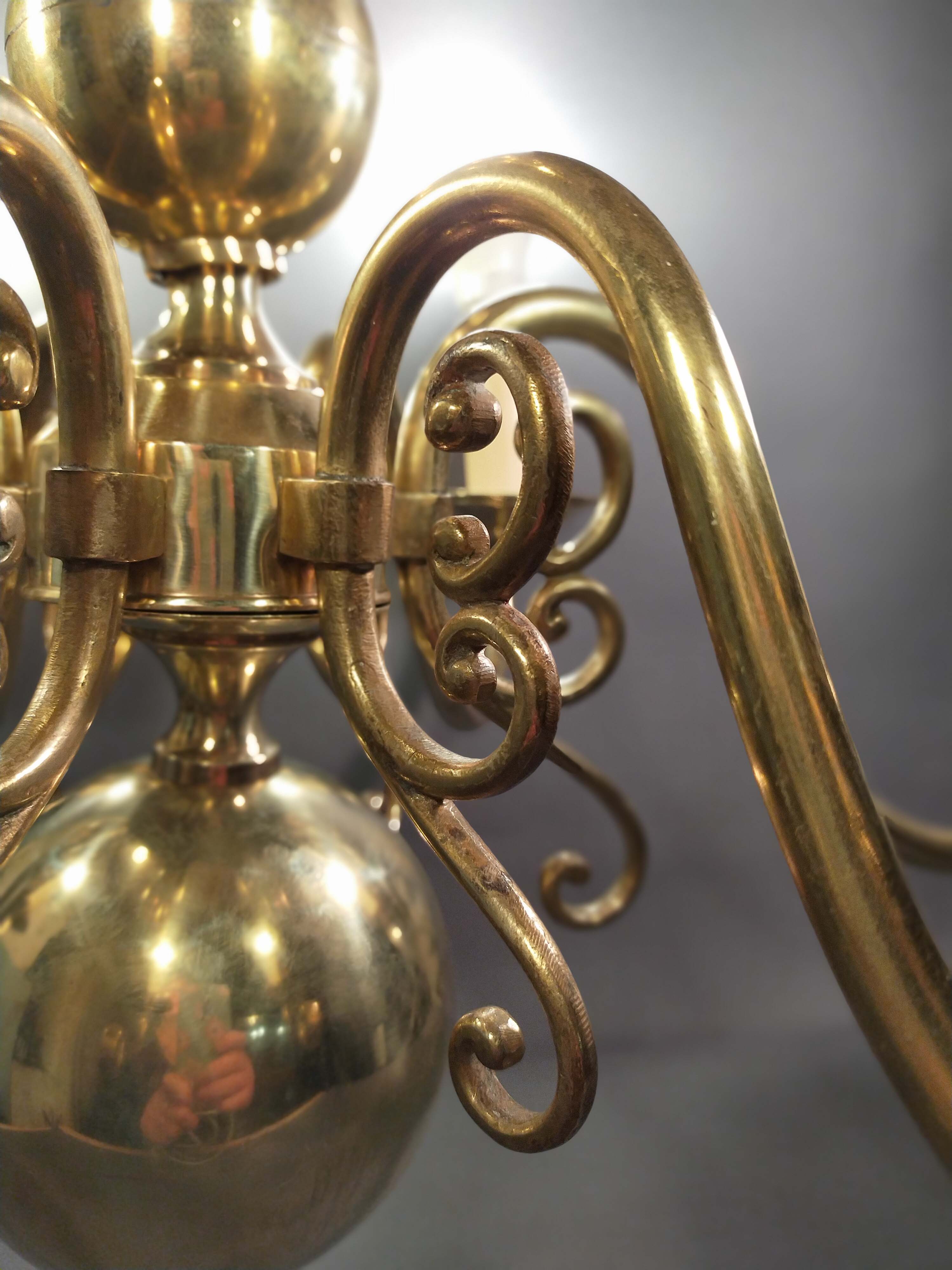Dutch chandelier 6 lights