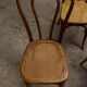 Set of 6 chairs bistro j&j kohn 1900 seat cannage
