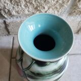 Ceramic vase painted