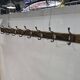 Old school coat rack with 8 hooks