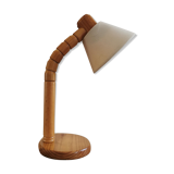 Scandinavian articulated pine lamp