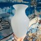 Large vintage two-tone opaline vase