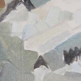 Original oil on canvas “Myrdalsjökull, Iceland” by Rolf Nordengren. Vintage & framed – 53 × 40 cm