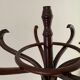 Porte manteau perroquet vintage bois brun
