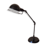 Industrial lamp on pedestal