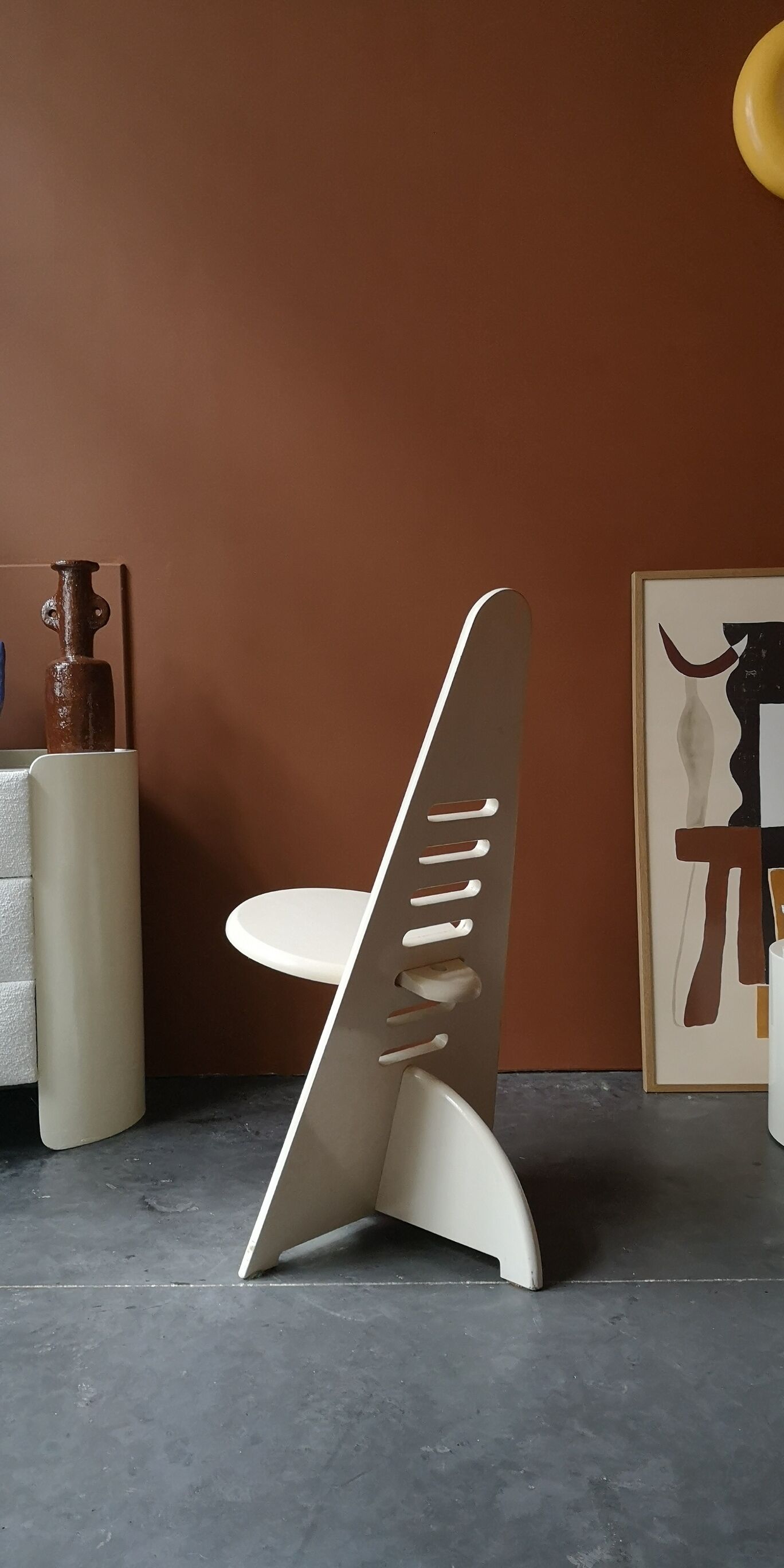 Chaise en bois laqué Lundi Sit Gijs Boelaars