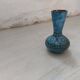 Blue vase signed Alain Maunier