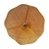 Natural canage wall sconce
