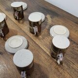 Espresso cups and saucers