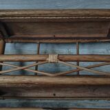 Vintage rattan shelf