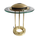 Vintage Brass 'Saturn' desk lamp by R. Sonneman for George Kovacs, c.1980