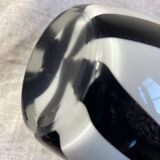 Designer two-tone glass vase