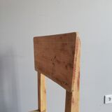 vintage wooden chair, 50s