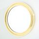 Round brass mirror by Sergio Mazza for Artemide 1960s